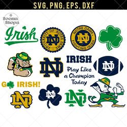 notre dame fighting svg, baseball, football, sports svg, rugby svg, clipart, compatible with cricut and cutting machine