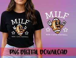 milf man i love fall png, football