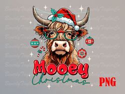 mooey christmas png, sublimation design