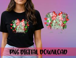 mouse ears christmas watercolor prints, mouse ears png