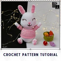 easter bunny crochet pattern for your spring creations