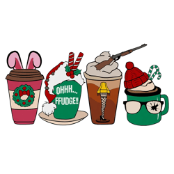 christmas coffee png, coffee png, merry xmas png, christmas coffee, christmas latte png instant download
