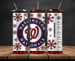 Washington Nationals Png, Christmas Coffee MLB Tumbler Png, MLB Christmas Tumbler Png, MLB Baseball 19