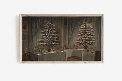 samsung frame tv art royal christmas, vintage painting, art for tv, tv art, digital download.jpg