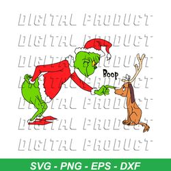 funny boop grinch and max svg digital cutting file