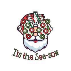 tis the seeson christmas eye care svg for cricut files