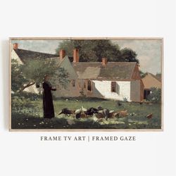 frame tv art thanksgiving, frame tv art fall, farm landscape, digital download.jpg