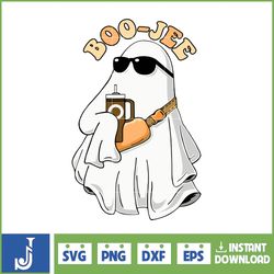 boo-jee stanley tumbler inspired ghost svg, fall sublimation design for t-shirt printing sticker spooky halloween svg (2