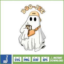 boo-jee stanley tumbler inspired ghost svg, fall sublimation design for t-shirt printing sticker spooky halloween svg (4