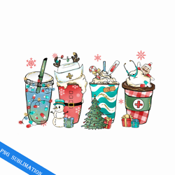 chirstmas coffee retro christmas png