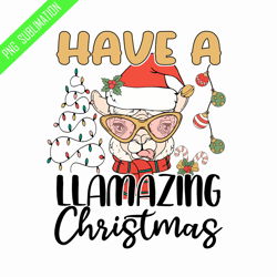 have a llamazing retro christmas png