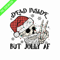 dead inside retro christmas png