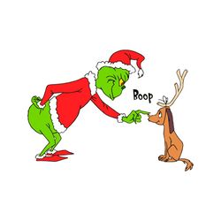 funny boop grinch and max svg digital cutting file