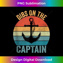 dibs on the captain tank - edgy sublimation digital file - challenge creative boundaries