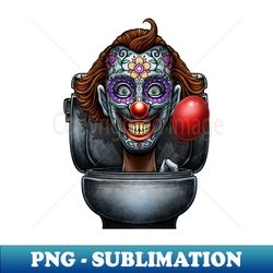 horror toilet monster 10 - retro png sublimation digital download - perfect for sublimation art