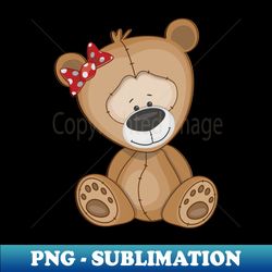 bear cute loveable kawaii cartoon - exclusive png sublimation download - stunning sublimation graphics