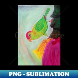 sri lanka hanging parrot - premium sublimation digital download - vibrant and eye-catching typography