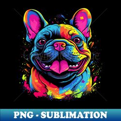 french bulldog smiling - modern sublimation png file - perfect for creative projects