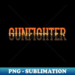 gunfighter 1 - creative sublimation png download - defying the norms