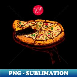 yum pizza - decorative sublimation png file - perfect for personalization