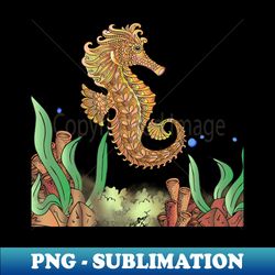 its not a monter seahorse - instant png sublimation download - transform your sublimation creations