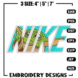 baby yota nike embroidery design, baby yota embroidery, nike design, logo design, logo shirt, digital download