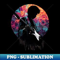 jimi hendrix artistry in music and canvas - aesthetic sublimation digital file - revolutionize your designs
