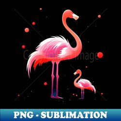 Flamingo Fathers Day - High-Resolution PNG Sublimation File - Instantly Transform Your Sublimation Projects