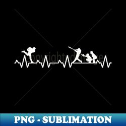 baseball pitcher ekg heartrate heartbeat line baseball pitcher baseball saying - unique sublimation png download - instantly transform your sublimation projects