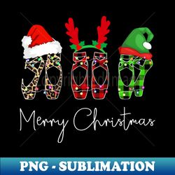 ballet christmas ballet shoes - signature sublimation png file - revolutionize your designs