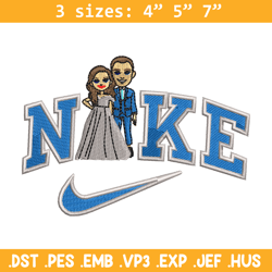 couple x nike embroidery design, couple embroidery, nike design, embroidery shirt, embroidery file, digital download
