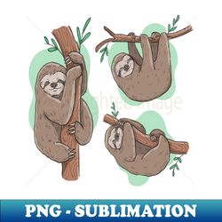 Sloth - Premium PNG Sublimation File - Capture Imagination with Every Detail