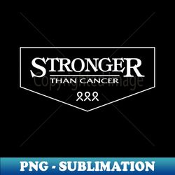 lung cancer awareness white ribbon  stronger than cancer - exclusive png sublimation download - unleash your inner rebellion