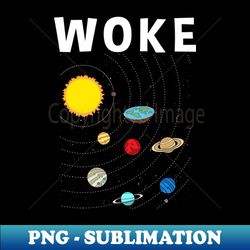 Woke Flat Earth - Professional Sublimation Digital Download - Vibrant and Eye-Catching Typography