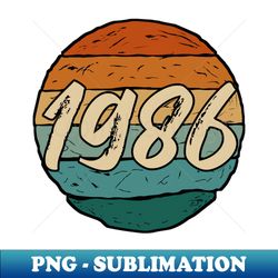 1986 vintage - Signature Sublimation PNG File - Stunning Sublimation Graphics
