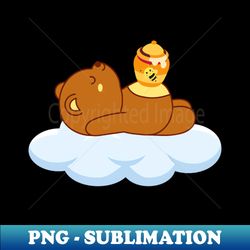 cute honey bear - high-quality png sublimation download - boost your success with this inspirational png download