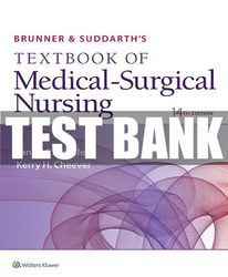 test bank brunner suddarth textbook of medical surgical nursing 14 edition