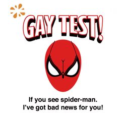 funny gay test if you see spiderman svg file for cricut