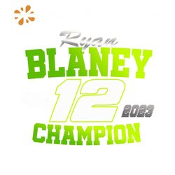 ryan blaney 2023 nascar cup series champion svg file