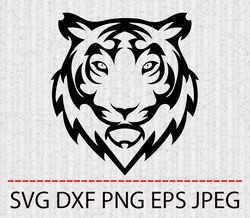 tiger svg tiger png tiger cricut tiger design template stencil vinyl decal tiger tshirt tranfer iron on