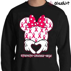 new breast cancer warrior, support october pink ribbon survivor tshirt - olashirt