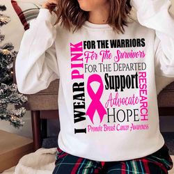 new i wear pink breast cancer awareness, breast cancer survivor shirt - olashirt