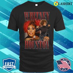 whitney houston t-shirt - olashirt