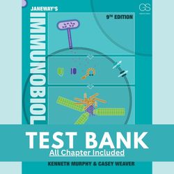 test bank for janeways immunobiology 9th edition by kenneth murphy and casey weaver chapter 1-16