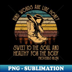 kind words are like honey sweet to the soul and healthy for the body bull fingers skull quotes music - vintage sublimation png download - boost your success with this inspirational png download