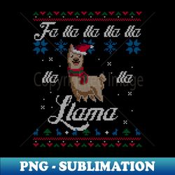 Merry Llamas - Exclusive Sublimation Digital File - Perfect for Sublimation Mastery