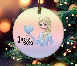 frozen christmas ornament, elsa ornament, christmas ornaments