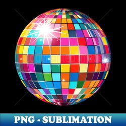 disco ball - png sublimation digital download - perfect for personalization