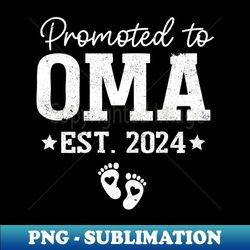 promoted to oma 2024 for pregnancy baby announcement 2024 - high-resolution png sublimation file - transform your sublimation creations