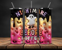 3d tumbler wrap , spooky seamless tumbler wrap,halloween tumbler , halloween png 36